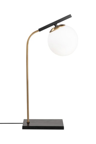Lampe à poser Yildiz - Noir et doré - 100 W