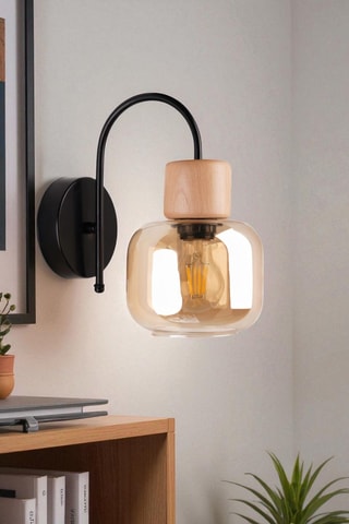 Wandlamp - Zwart - 40 W