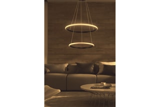 Ledhanglamp - Zwart - 2 x 40-60 W