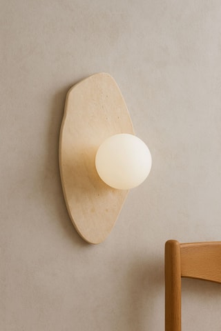 Travertijn Wandlamp - Beige - 10 W