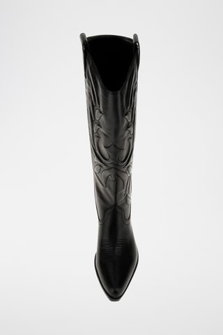 Bottes en cuir - Noir