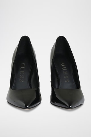 Escarpins en cuir verni Tracker - Noir