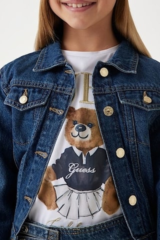 Veste en jean Lurex - Bleu foncé