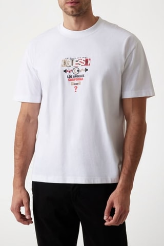 T-shirt Abstract - Blanc