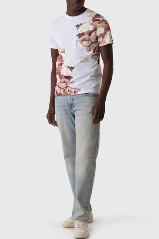 T-shirt Flower - Blanc