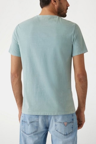 T-shirt Lasered - Bleu-gris