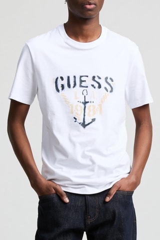 T-shirt Marina - Blanc et anthracite