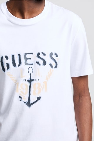 T-shirt Marina - Blanc et anthracite