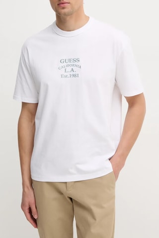 T-shirt Embro - Blanc et vert d’eau