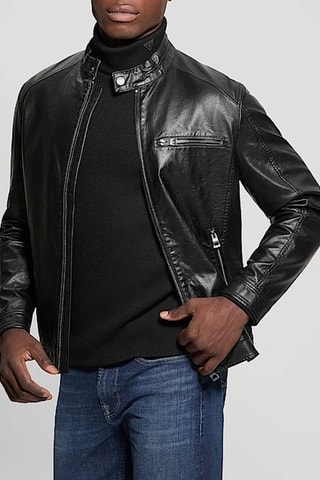 Veste Biker - Noir