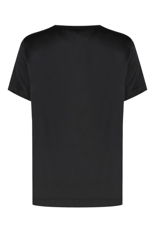 Top en soie Denise - Noir