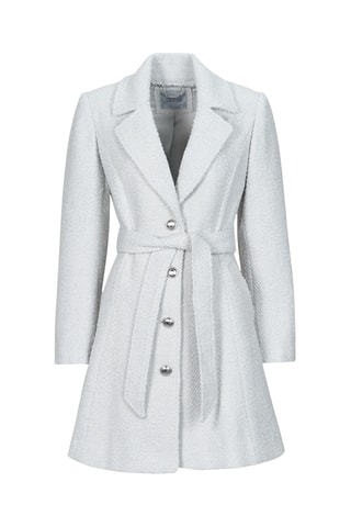Manteau en laine Loise - Gris clair