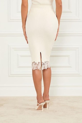Jupe fourreau Candice - Ecru