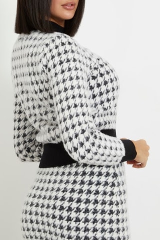 Gilet Violet - Blanc et noir