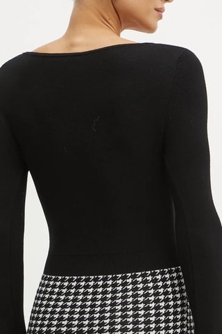 Robe droite Gabriella - Noir