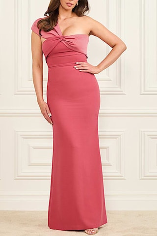 Robe asymétrique Vittoria - Rose