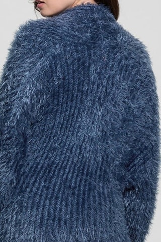 Gilet long Nori - Bleu cobalt