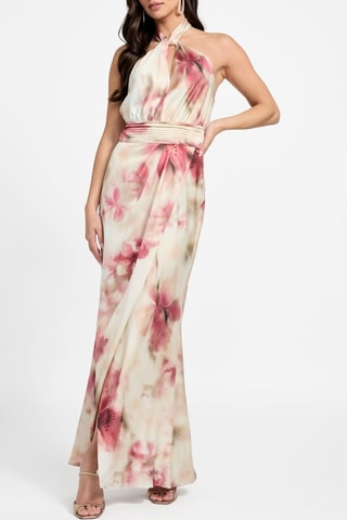 Robe longue Bianca - Rose poudré