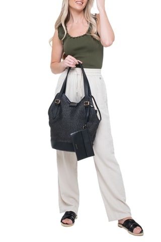 Sac porté épaule Hobo - Noir