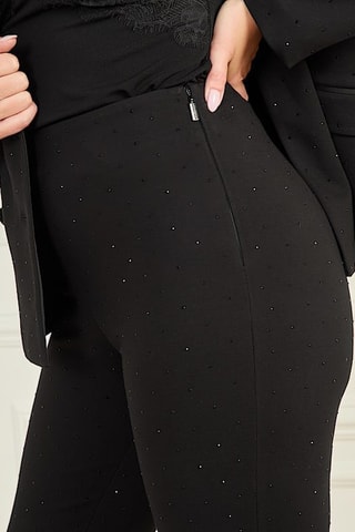 Pantalon taille haute Shimmy - Noir