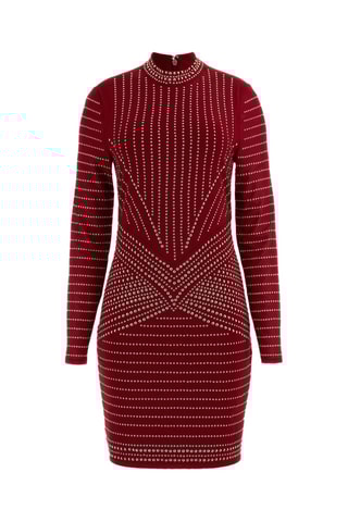 Robe droite Kristal - Rouge