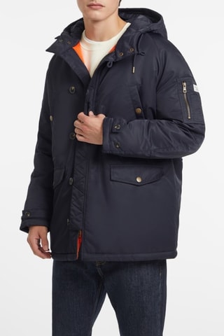 Parka à capuche - Bleu marine