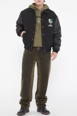 Veste en laine Go Crest - Noir