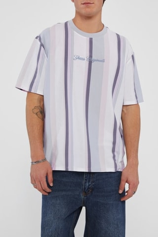 T-shirt Originals - Gris clair et violet