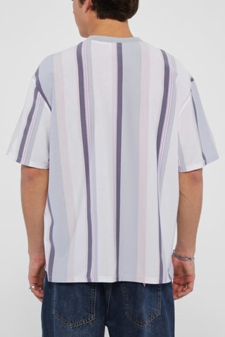 T-shirt Originals - Gris clair et violet