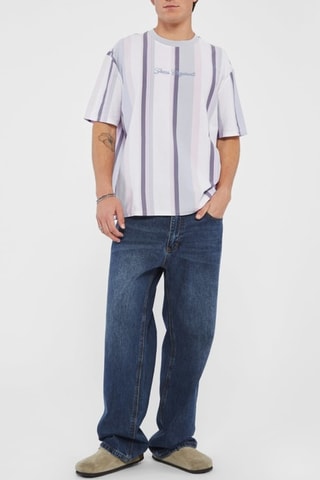 T-shirt Originals - Gris clair et violet