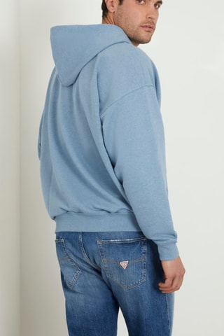 Sweat à capuche - Indigo