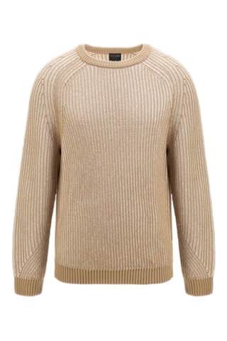 Pull Plaited Boucle Allan - Beige