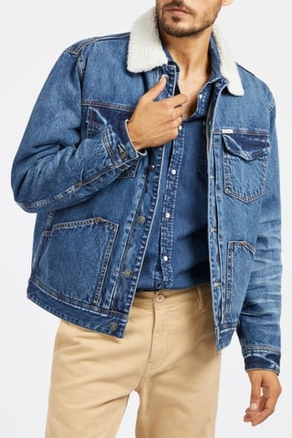 Veste en jean Dean - Bleu marine