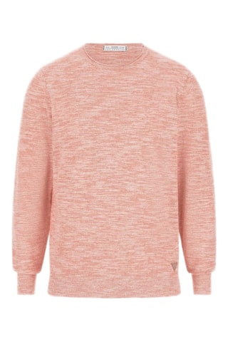 T-shirt en lin et soie Garison - Saumon