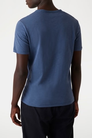 T-shirt Anchor - Bleu cobalt et blanc