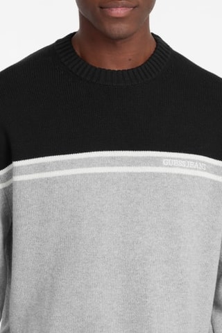 Pull - Gris chiné et noir