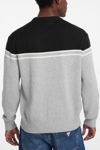 Pull - Gris chiné et noir