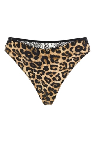 Tanga Nina - Noir et beige