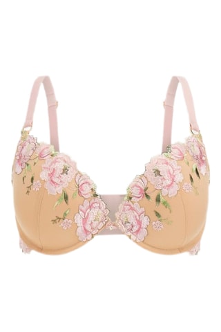 Soutien-gorge push-up Loredana - Marron clair