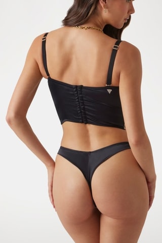 Bralette ampliforme Tina - Marron et noir