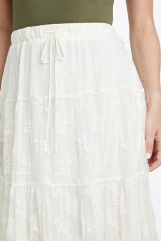 Jupe midi Lucca - Blanc