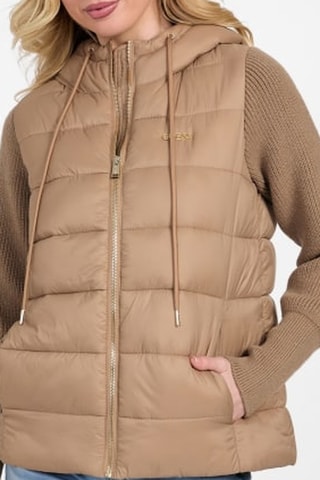 Doudoune à capuche Stephany - Beige