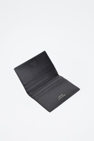 Porte-cartes en cuir - Noir