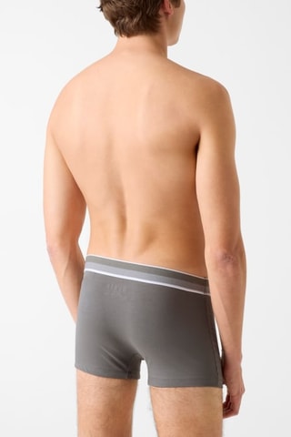 2 boxers Trunk - Noir et gris