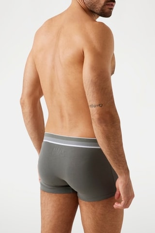 2 boxers Trunk - Noir et gris