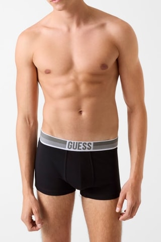2 boxers Trunk - Noir et gris