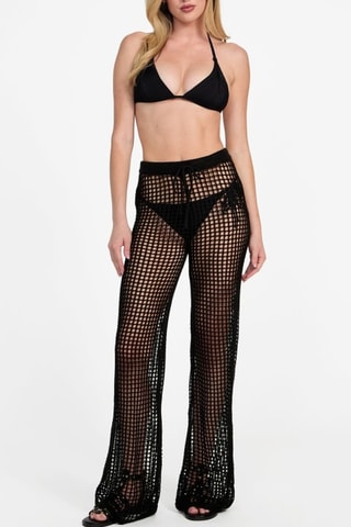 Pantalon taille haute - Noir