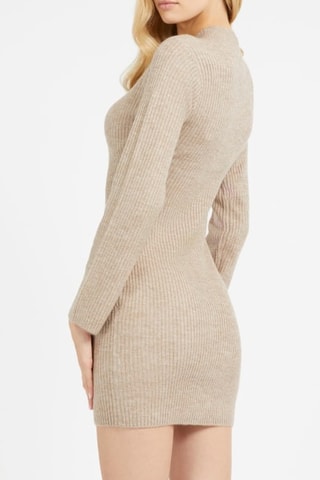 Robe pull Toki - Taupe chiné