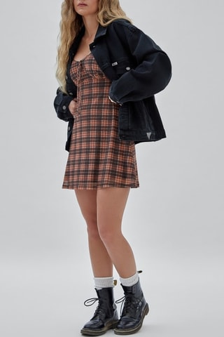 Robe trompe-l’œil - Marron