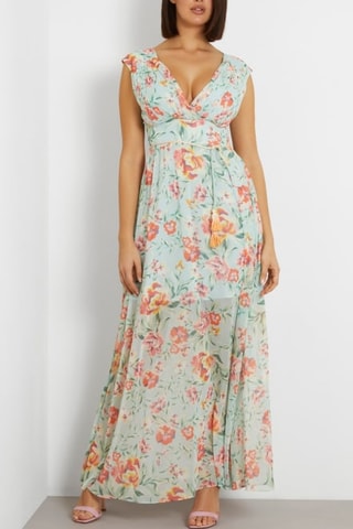 Robe longue Gilda - Rose